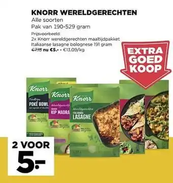 Knorr wereldgerechten maaltijdpakket italiaanse lasagne bolognese