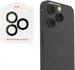 Coolblue BlueBuilt Apple iPhone Apple iPhone 16 Pro / 16 Pro Max Protège-objectif Aluminium aanbieding
