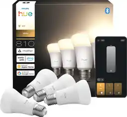 Coolblue Philips Hue A60 White E27 810lm Lot de 4 aanbieding