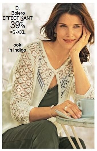 Damart Bolero effect kant aanbieding