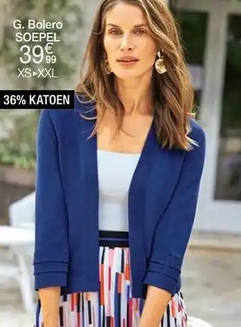 Damart Bolero soepel aanbieding