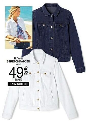 Damart Vest stretchkatoen aanbieding