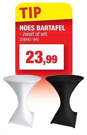 Hubo Hoes bartafel aanbieding