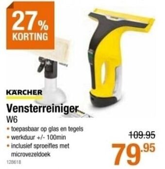 Kärcher vensterreiniger w6