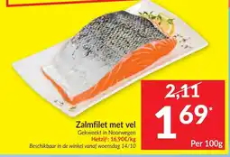 Intermarché Zalmfilet met vel aanbieding