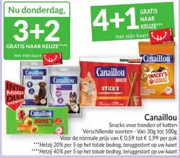 Intermarché Canaillou snacks voor honden of katten aanbieding