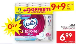 Intermarché Lotus toilet papier aanbieding