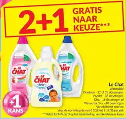Intermarché Le Chat Wasmiddel aanbieding
