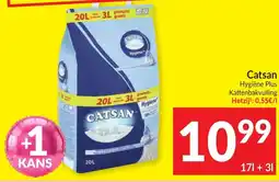 Intermarché Catsan Hygiène Plus Kattenbakvulling aanbieding