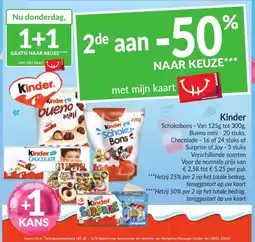 Intermarché Kinder Schokobons aanbieding