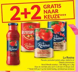 Intermarché La Rosina passata pomodori pelati polpa datterini aanbieding