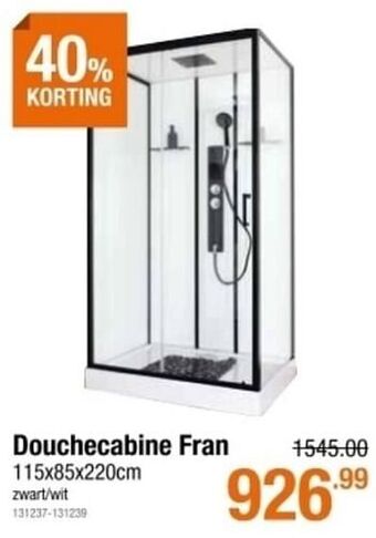 Douchecabine fran