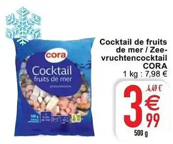 Cocktail de fruits de mer - zeevruchten cocktail cora 500 g