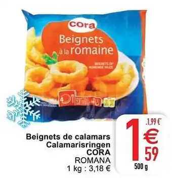 Cora Beignets de calamars calamarisringen cora 500 g aanbieding