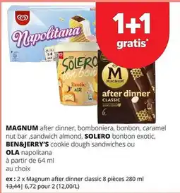 Spar Colruyt magnum after dinner classic aanbieding