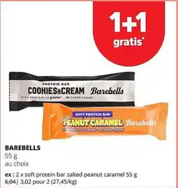 Spar Colruyt Barebells protein bar aanbieding