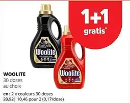 Spar Colruyt Woolite aanbieding