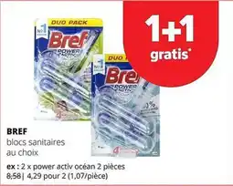 Spar Colruyt Bref blocs sanitaires aanbieding