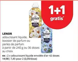 Spar Colruyt Lenor adoucissant liquide aanbieding