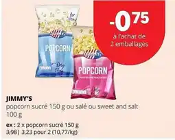 Spar Colruyt popcorn aanbieding
