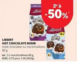 Spar Colruyt Libeert hot chocolate bomb aanbieding