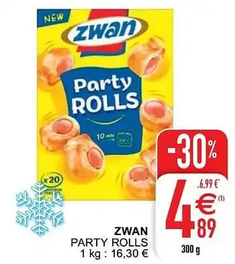 Cora Zwan party rolls 300 g aanbieding