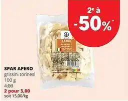 Spar Colruyt spar apero grissini torinesi aanbieding