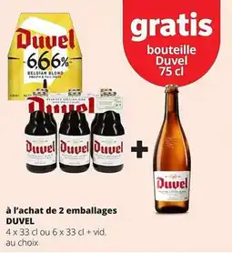 Spar Colruyt Duvel aanbieding