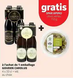 Spar Colruyt Gouden Carolus aanbieding