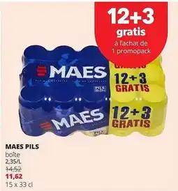 Spar Colruyt Maes pils aanbieding