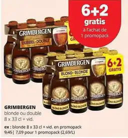 Spar Colruyt Grimbergen blonde ou double aanbieding