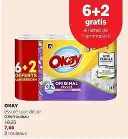 Spar Colruyt Okay essuie-tout décor aanbieding