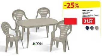 Hubo Tafel elise aanbieding
