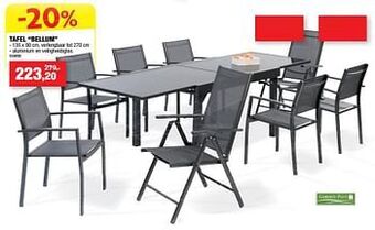 Hubo Tafel bellum aanbieding