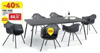 Hubo Stoel alba aanbieding