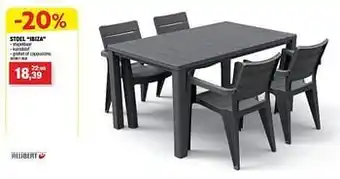 Hubo Stoel ibiza aanbieding