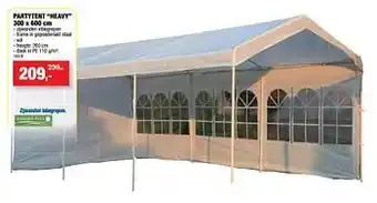 Hubo Partytent heavy aanbieding