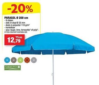 Hubo Parasol aanbieding
