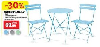 Hubo Bistroset arcadia aanbieding