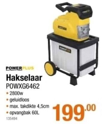 Cevo Powerplus hakselaar powxg6462 aanbieding
