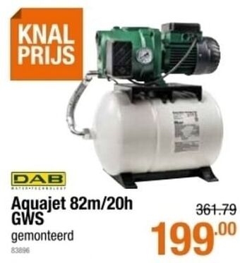 Cevo Dab aquajet 82m-20h gws aanbieding