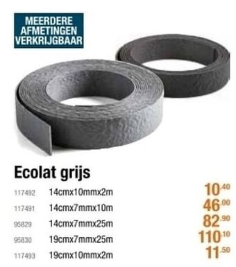 Cevo Ecolat grijs aanbieding