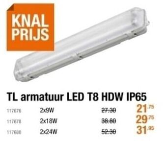 Cevo Tl armatuur led t8 how ip65 aanbieding