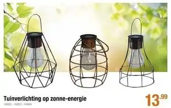 Tuinverlichting op zonne-energie