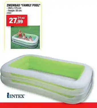 Hubo Zwembad family pool aanbieding