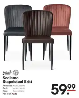 Sligro Sediamo Stapelstoel Britt aanbieding