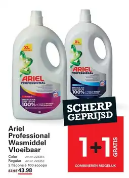 Sligro Ariel Professional Wasmiddel Vloeibaar aanbieding