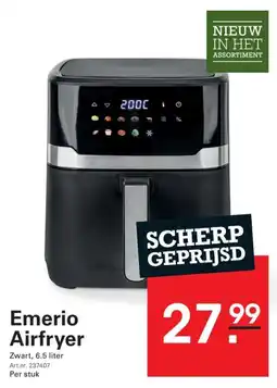 Sligro Emerio Airfryer aanbieding