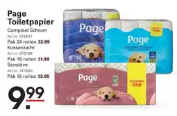 Sligro Page Toilet papier aanbieding