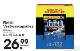 Sligro Finish Vaatwascapsules Ultimate aanbieding